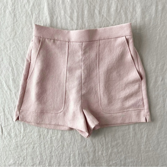 ‼️SOLD‼️ Wilfred light mauve pink high rise shorts - Picture 3 of 7